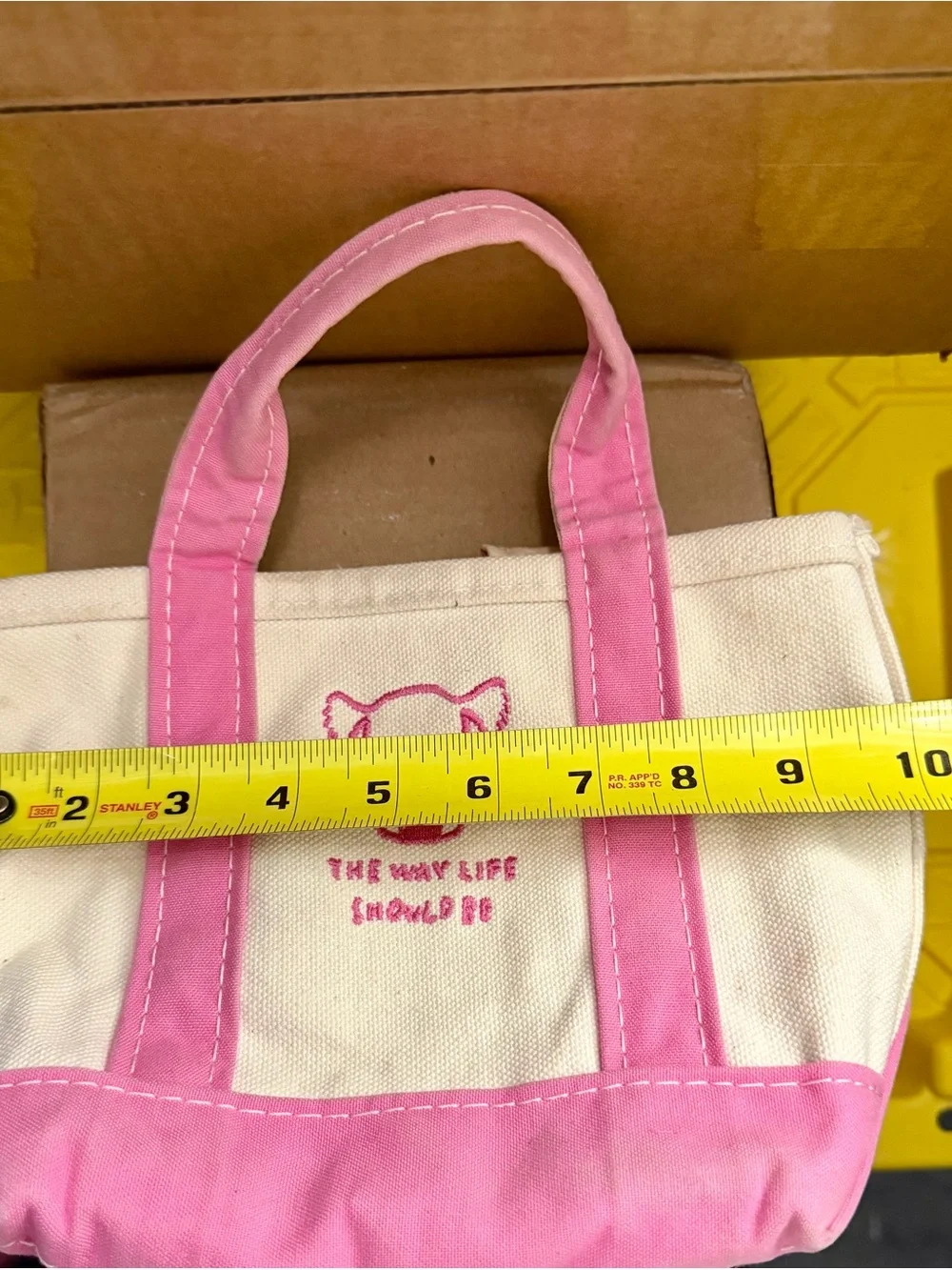 LL Bean Boat and Tote Bag w/ Dog & Maine Slogan Embroidery *Storage Clean Out!* - Picture 13 of 15